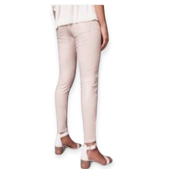 Ted Baker Katarie Coated Skinny Jeans, Baby Pink, size 25 , New‎ with Tag - Picture 2 of 16